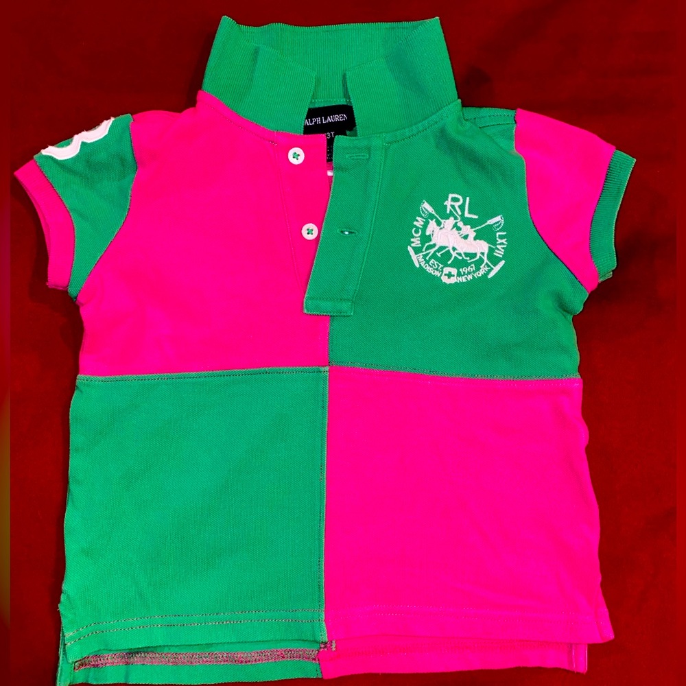 Ralph Lauren polo for girls, size 3 years old
